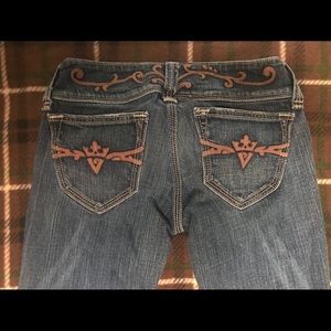 Sang Real Jeans with leather Size 25